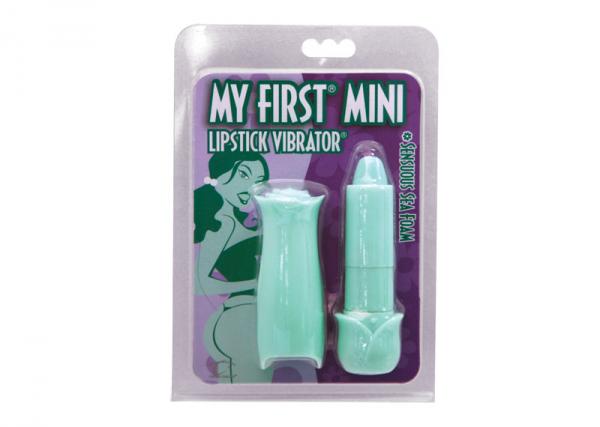 My First Lipstick Vibrator, Sensuous Sea Foam - Click Image to Close