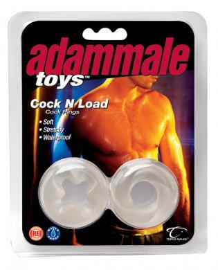 Adam Male Cock N Load Cock Rings - Click Image to Close