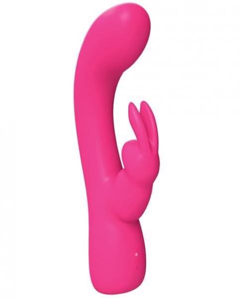 Kinky Bunny Rechargeable Rabbit Vibrator Pink - Click Image to Close