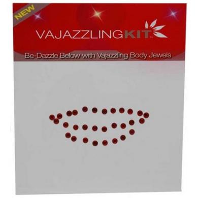 Vajazzle Red Lips - Click Image to Close