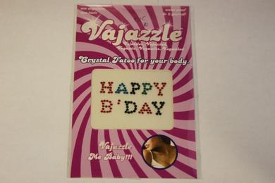 Vajazzle Happy Birthday