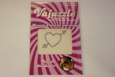 Vajazzle Heart W/Arrow - Click Image to Close