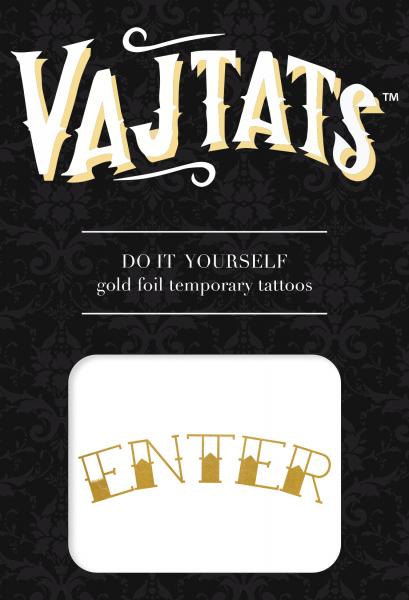 Gold Foil Tattoo Enter