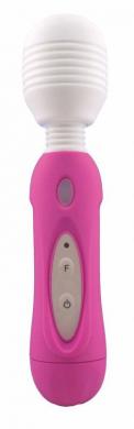 Mystic Wand Battery Operated Pink Silicone - Click Image to Close