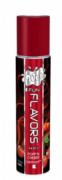 Wet Fun Flavors Poppin Cherry Lubricant 1oz