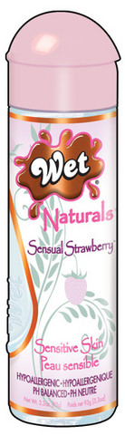 Wet Naturals Sensual Strawberry 3.3 Oz - Click Image to Close