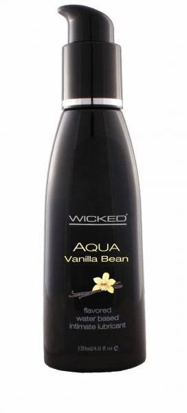 Wicked Aqua Vanilla Bean Lube 4oz - Click Image to Close