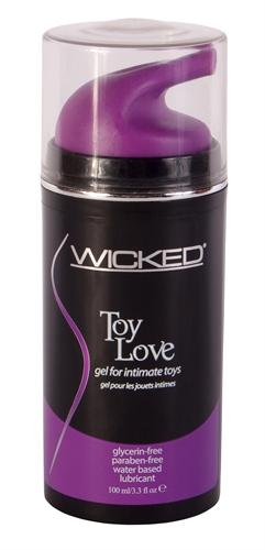 Wicked Toy Love Gel For Toys 3.3oz - Click Image to Close