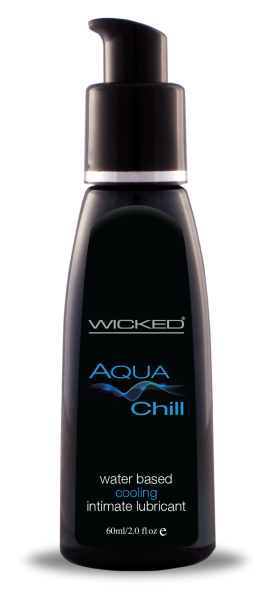 Wicked Aqua Chill Lubricant 2 Oz - Click Image to Close