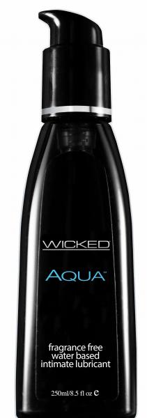Wicked Aqua Fragrance Free Lubricant 8.5oz - Click Image to Close