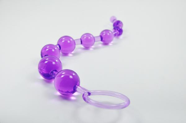 Cloud 9 Classic Anal Beads Purple - Click Image to Close