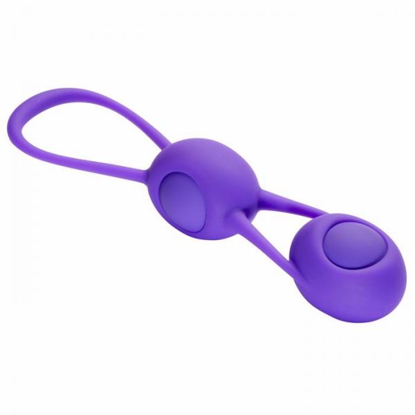 Kegel Training 4 Weighted Balls & Pouch Purple Premium Silicone - Click Image to Close