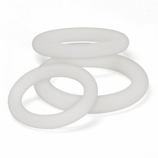 Cloud 9 Pro Sensual Silicone Cock Ring 3 Pack Clear - Click Image to Close