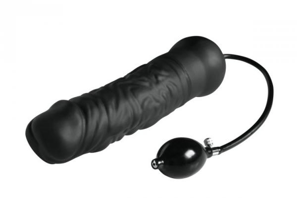 Leviathan Giant Inflatable Dildo Black - Click Image to Close