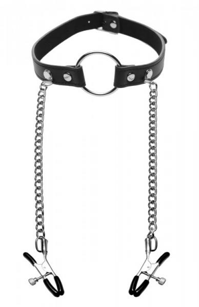 Seize O Ring Gag & Nipple Clamps - Click Image to Close