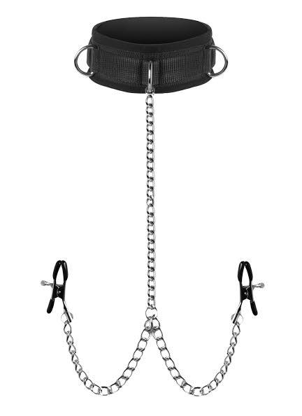 Ms Submission Collar & Nipple Clamp Union - Click Image to Close