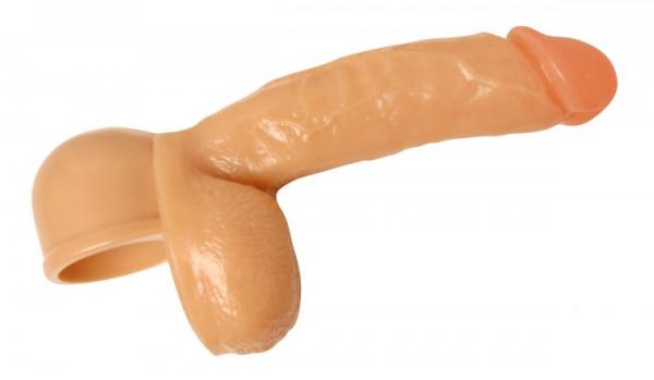 Wand Willy 6.5 inches Dildo Wand Attachment Beige - Click Image to Close