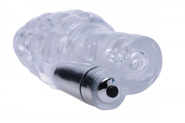 Palm-Tec Grenade Stroker With Bullet Sleeve Clear - Click Image to Close