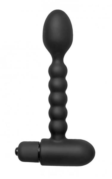 Sojourn Plus Slim Ribbed Silicone Prostate Vibe - Click Image to Close