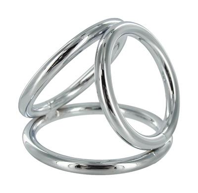 The Triad Large 2 inches Triple Cock Ring - Click Image to Close