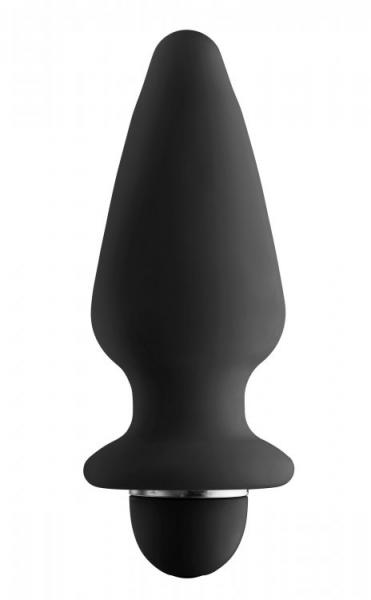 Tom Of Finland 5X Silicone Anal Plug Black - Click Image to Close